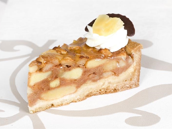 appelpunt met slagroom